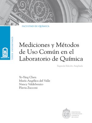 cover image of Mediciones y métodos de uso común en el laboratorio de Química